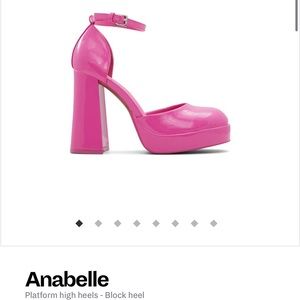 Call it Spring Barbie Pink Platform Heels size 9